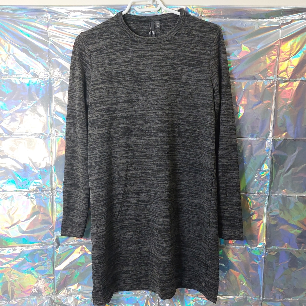 Orb Grey Long Sleeve Knit Dress NWOT
